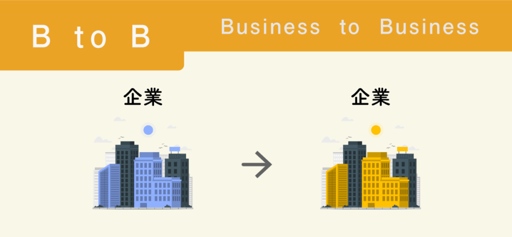 BtoBは企業対企業のビジネスを展開するビジネスモデル